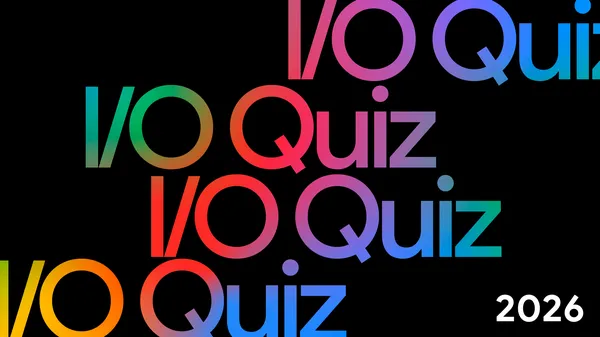 Şu başlığı türkçeleştir ve başlangıcını içinde bulunduğmuz yıl – title şeklinde hazır ve geri döndür. Başlık:: Take our I/O 2026 quiz, vibe coded in Google AI Studio.